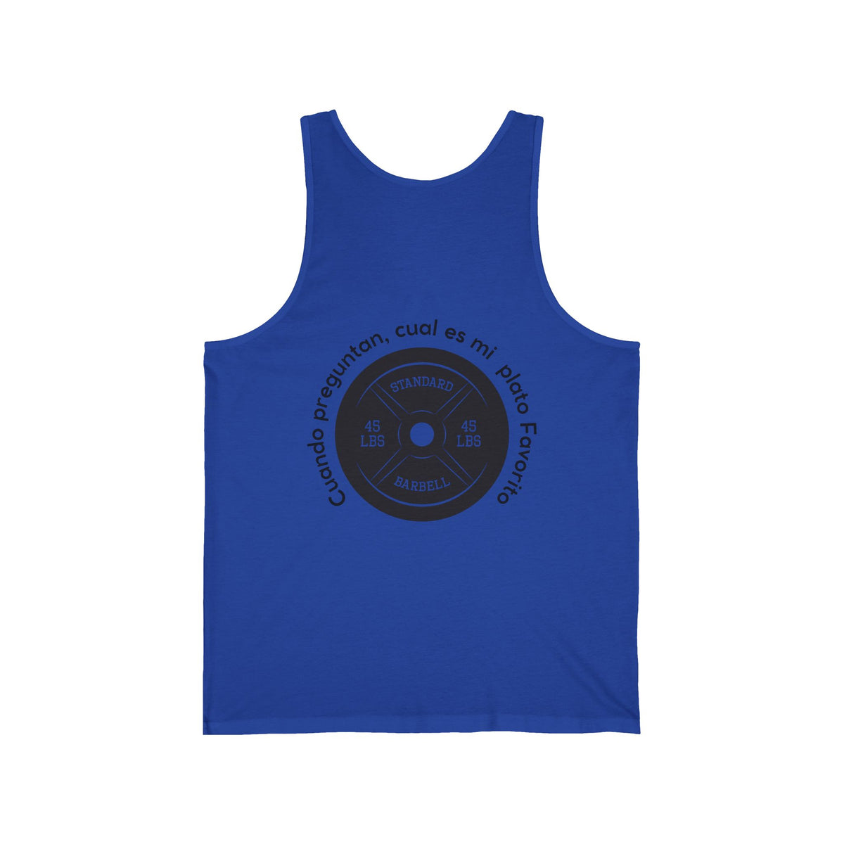 Men's Workout Tank Top - "Plato Favorito" | Bold Hispanic & Latino Gym Apparel