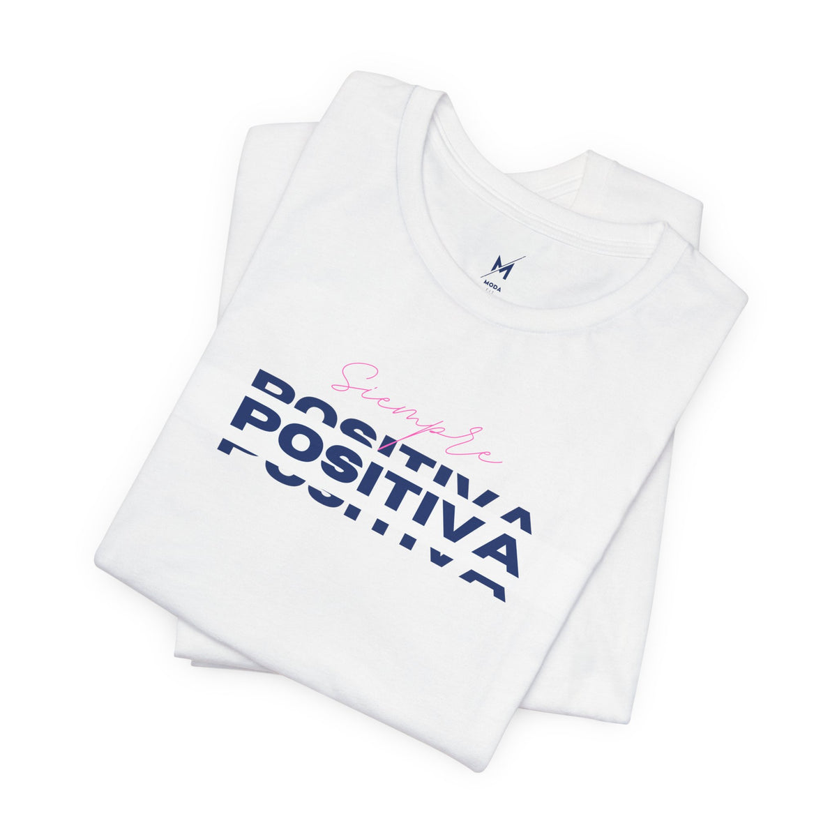 Women's Workout T-Shirt - "Siempre Positiva" | Stylish & Motivational Activewear