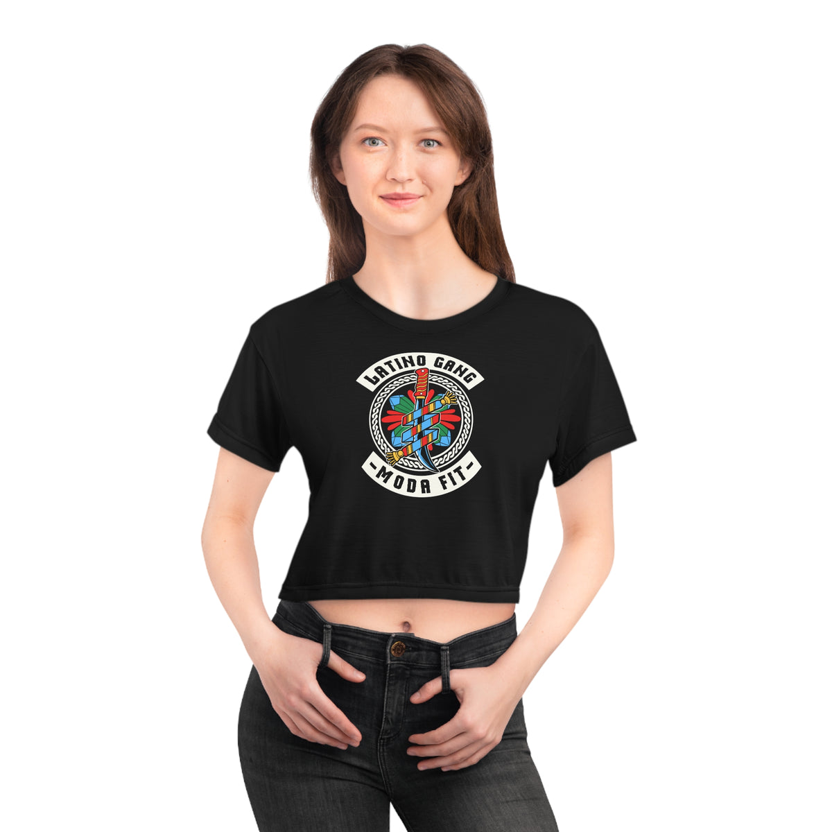 Women's Workout Crop Top - "Latino Gang" | Stylish & Comfortable Activewear