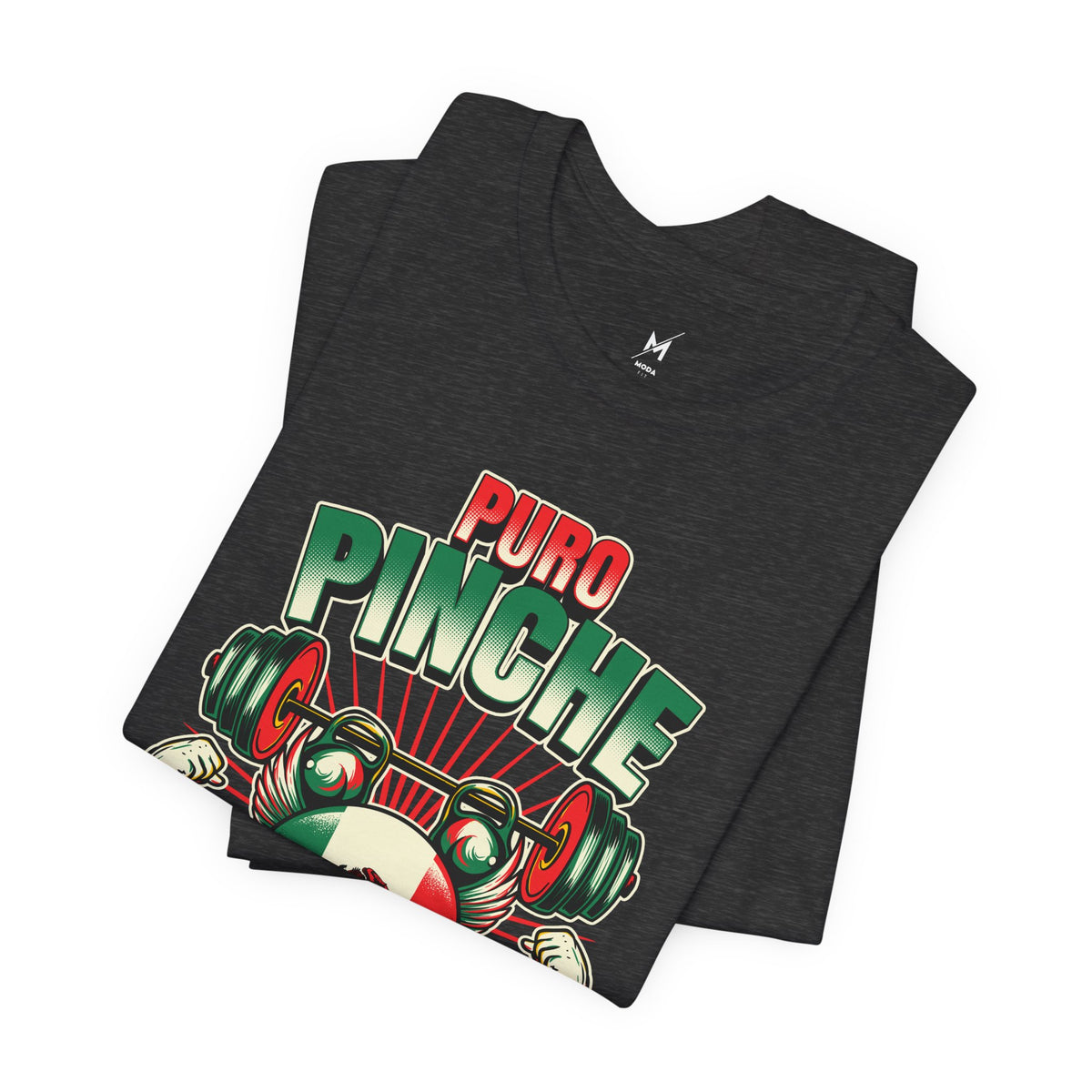 Unisex Workout T-Shirt - "Puro Pinche Power" | Bold & Mexican-Inspired Activewear