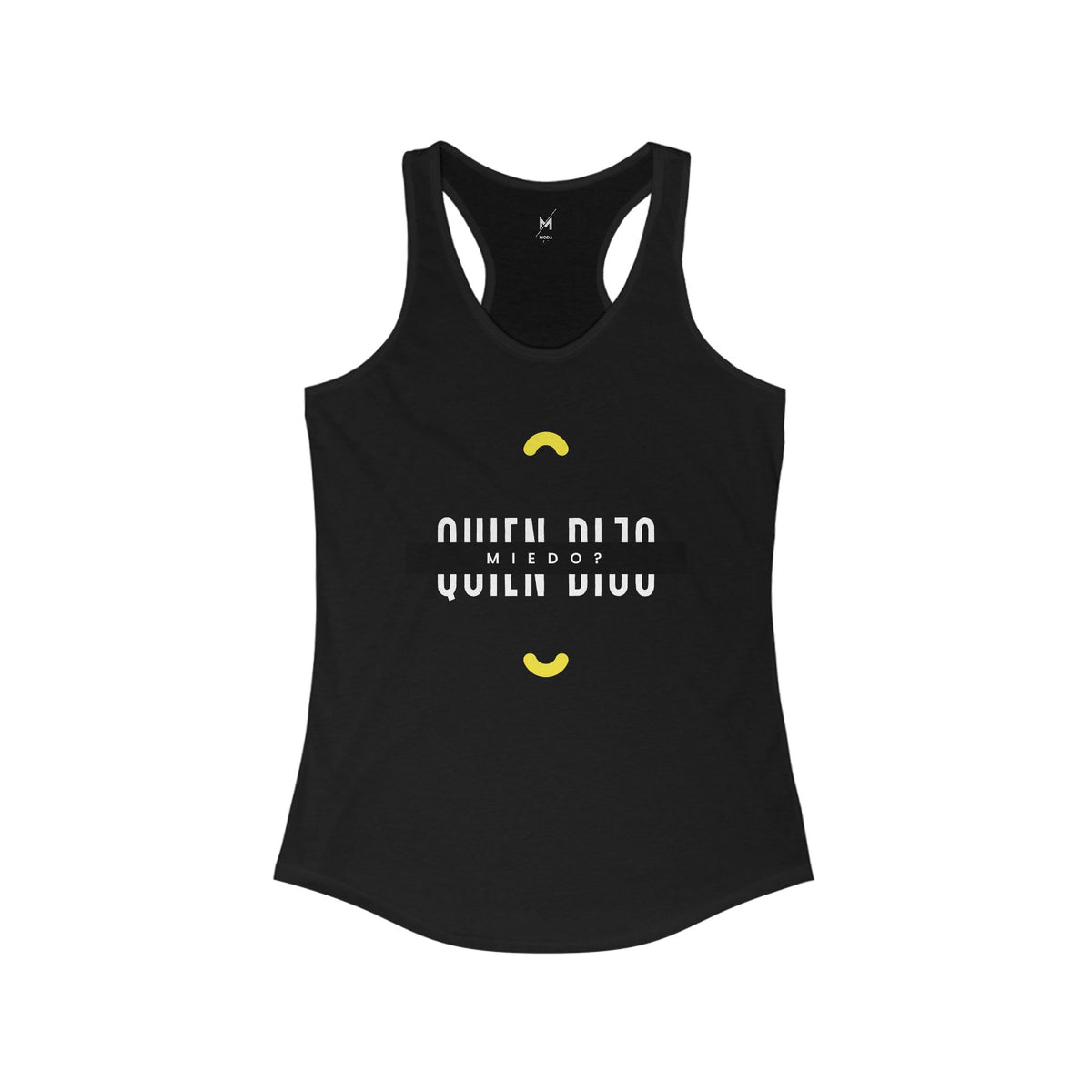 Women's Workout Tank Top - "Quién Dijo Miedo" | Bold Hispanic & Latina Gym Apparel