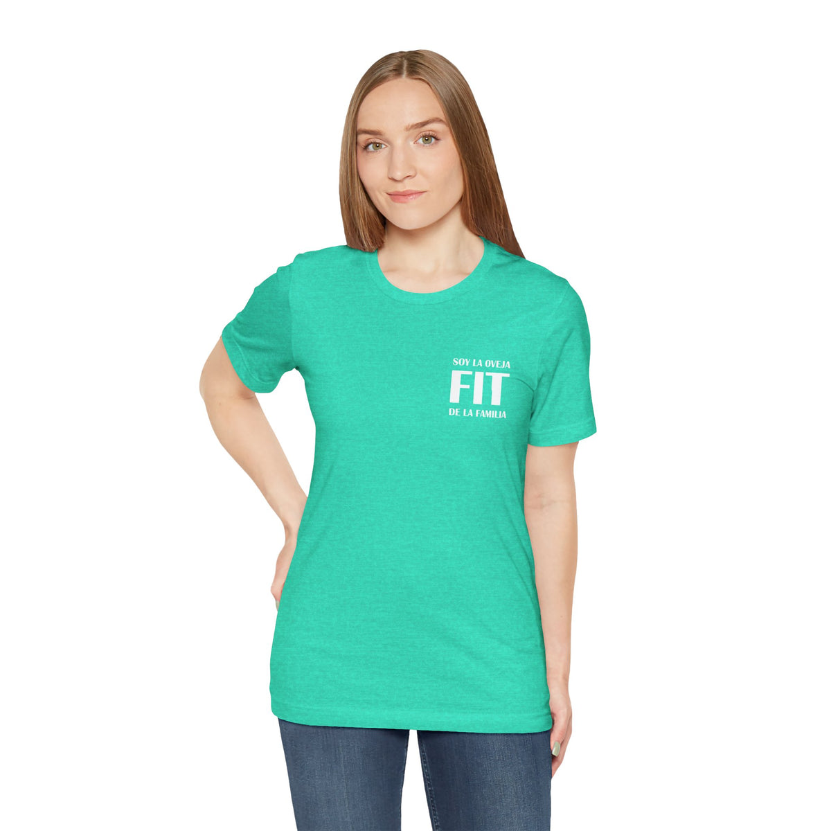 Camiseta de Entrenamiento para Mujer - "Oveja Fit de la Familia" | Estilo y Diversión en Ropa Deportiva