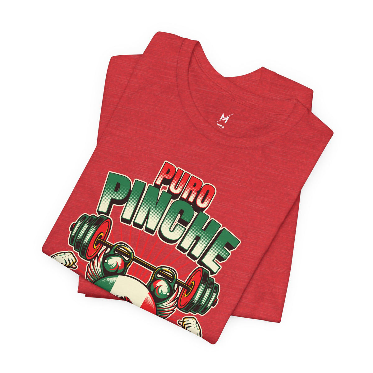 Unisex Workout T-Shirt - "Puro Pinche Power" | Bold & Mexican-Inspired Activewear