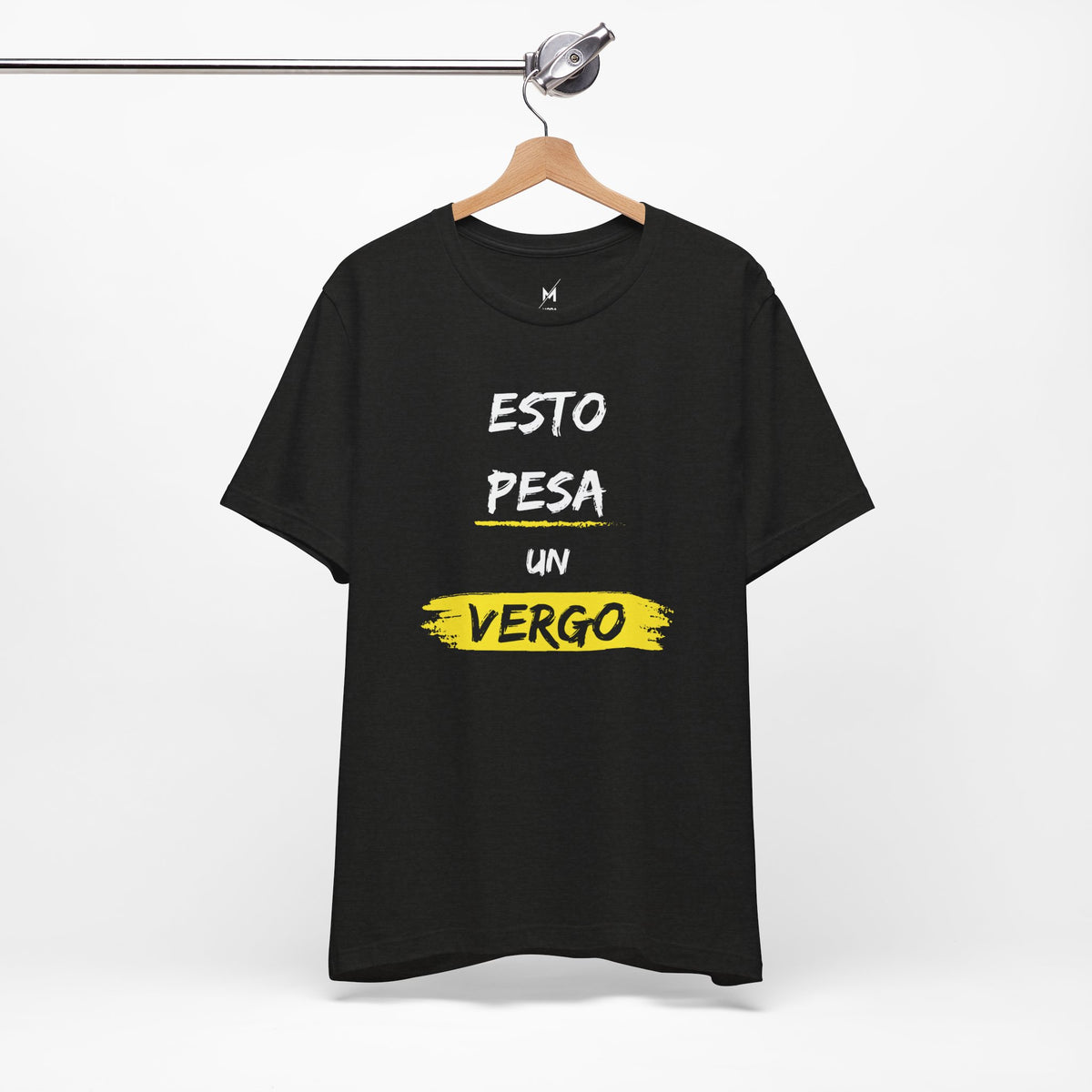 Unisex Workout T-Shirt - "Esto Pesa Un Vergo" | Bold Hispanic Gym Apparel