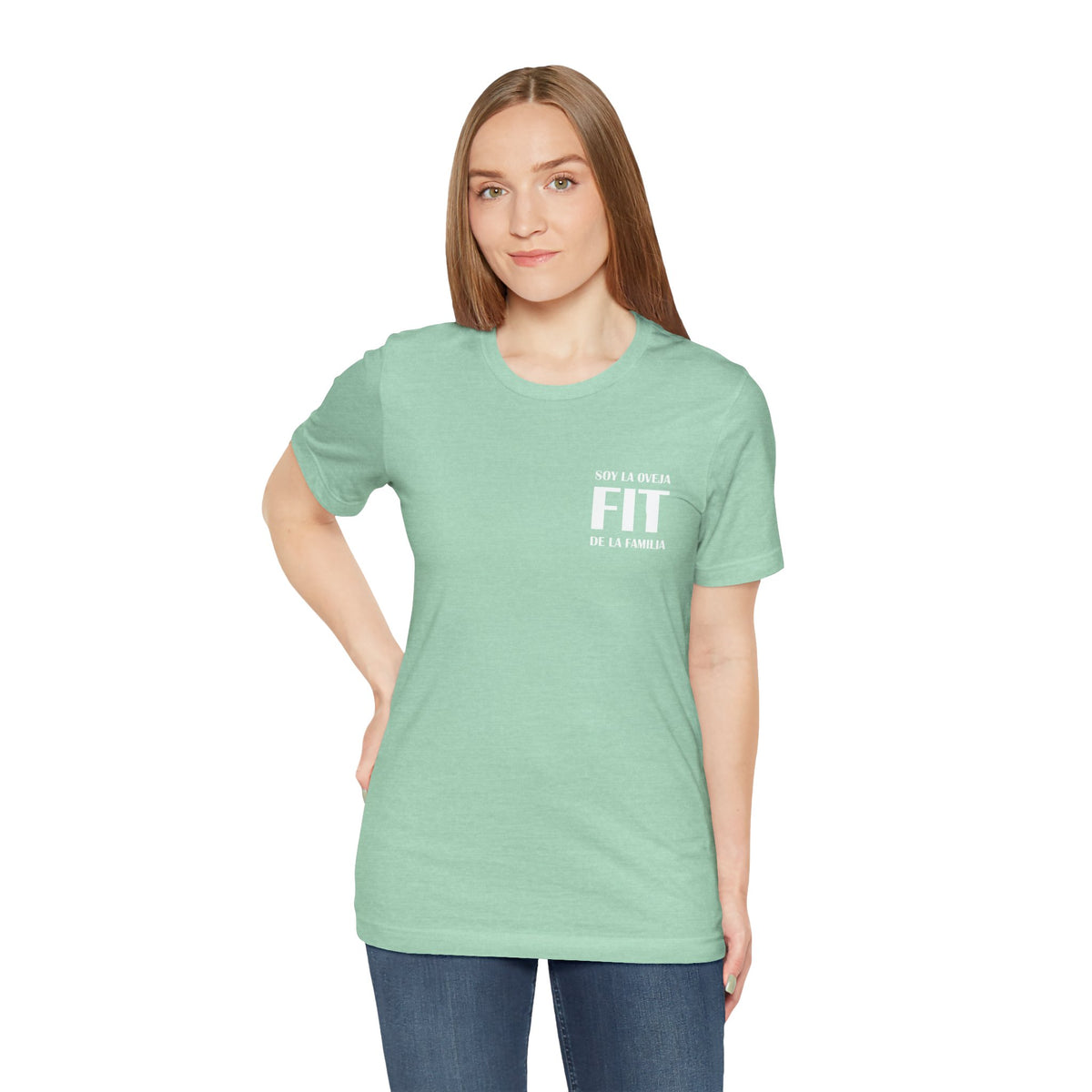 Camiseta de Entrenamiento para Mujer - "Oveja Fit de la Familia" | Estilo y Diversión en Ropa Deportiva