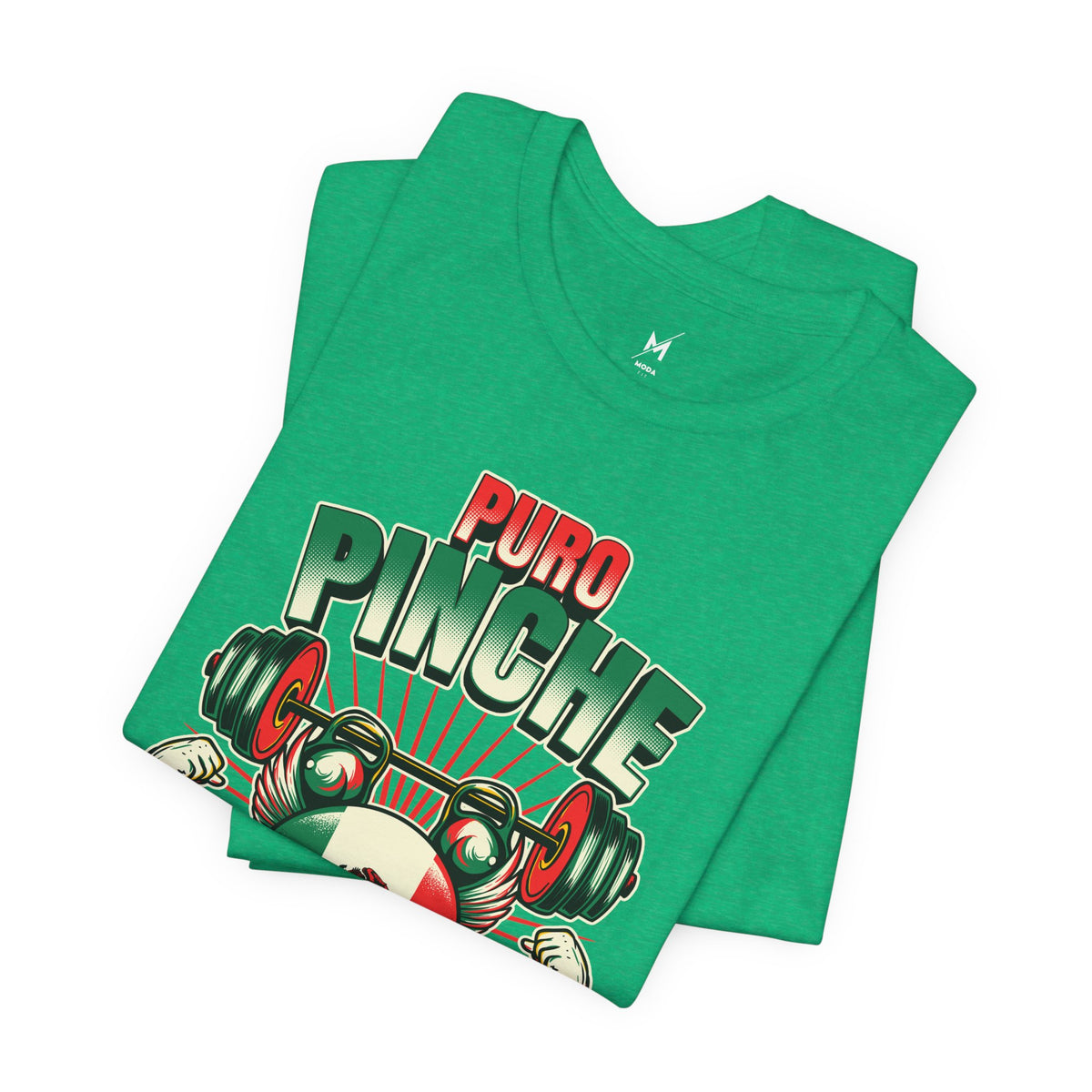 Unisex Workout T-Shirt - "Puro Pinche Power" | Bold & Mexican-Inspired Activewear