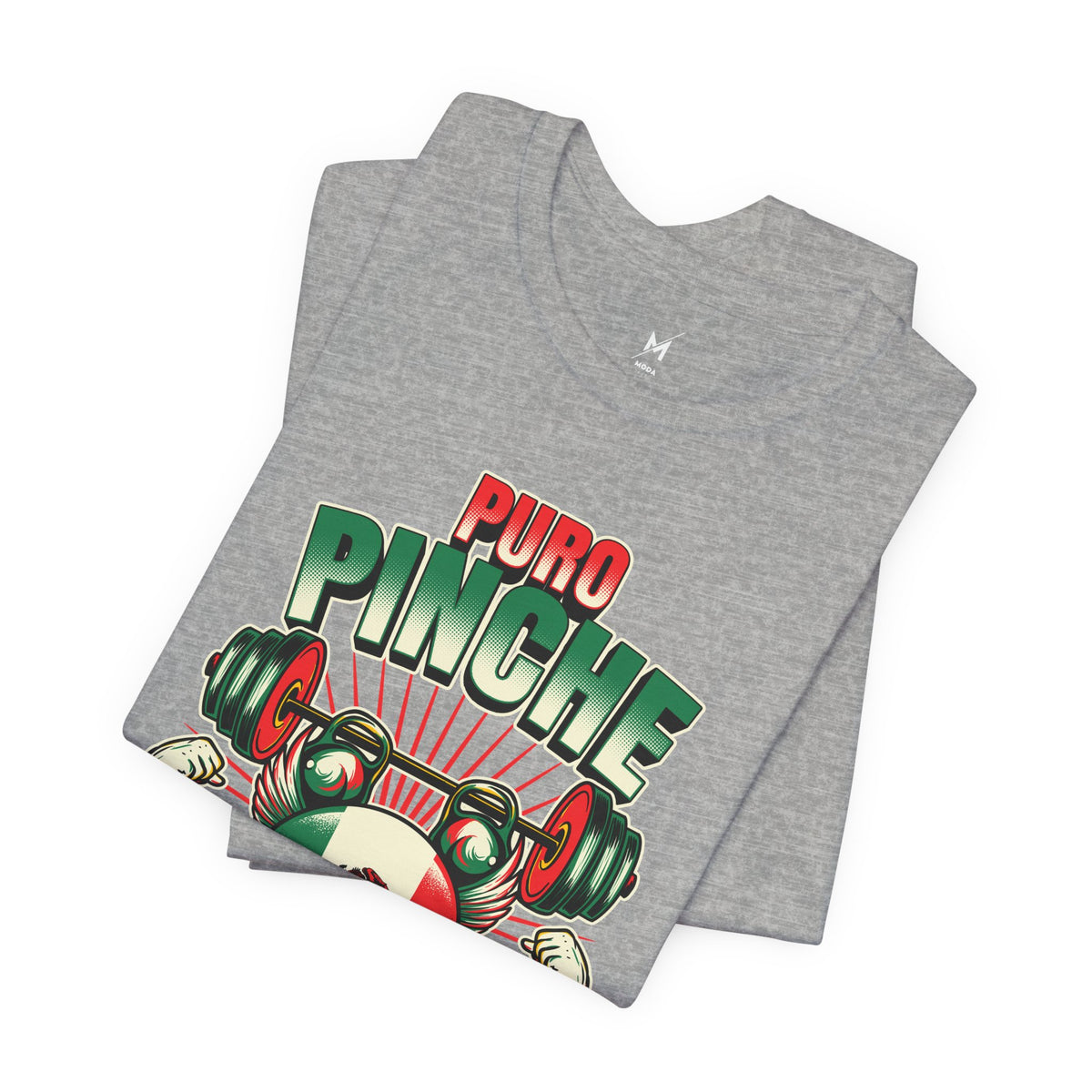 Unisex Workout T-Shirt - "Puro Pinche Power" | Bold & Mexican-Inspired Activewear